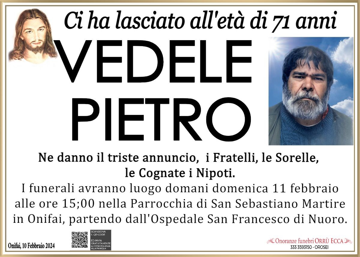 MANIFESTO Vedele Pietro