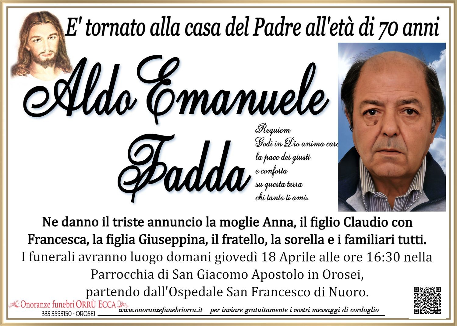 MANIFESTO Aldo Emanuele Fadda