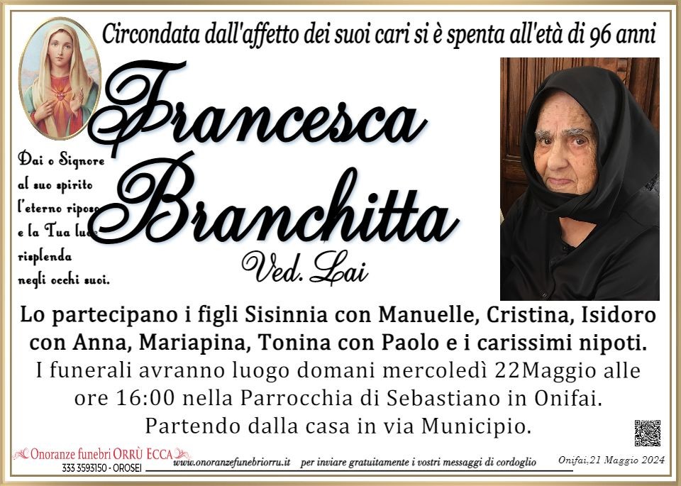 MANIFESTO Francesca Branchitta