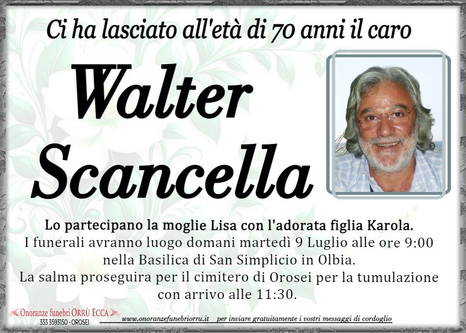 MANIFESTO Walter Scancella