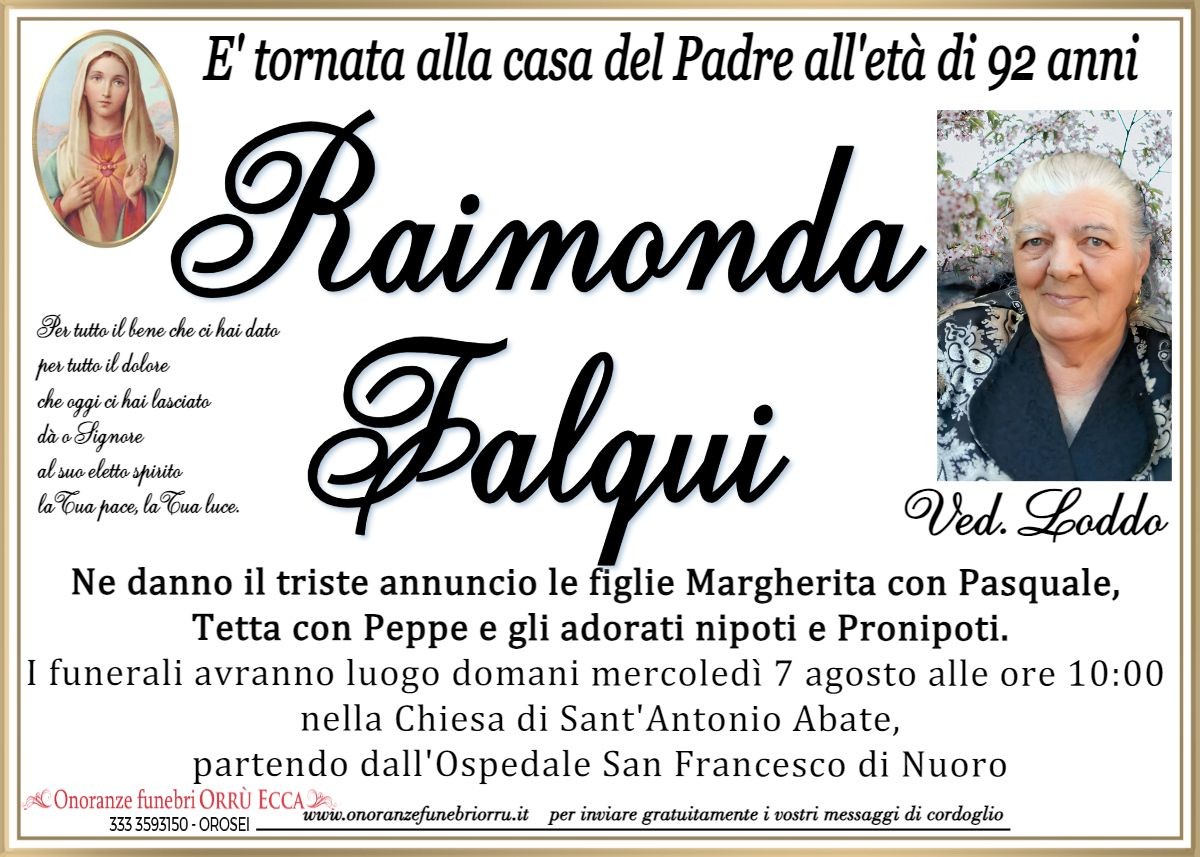 MANIFESTO Raimonda Falqui