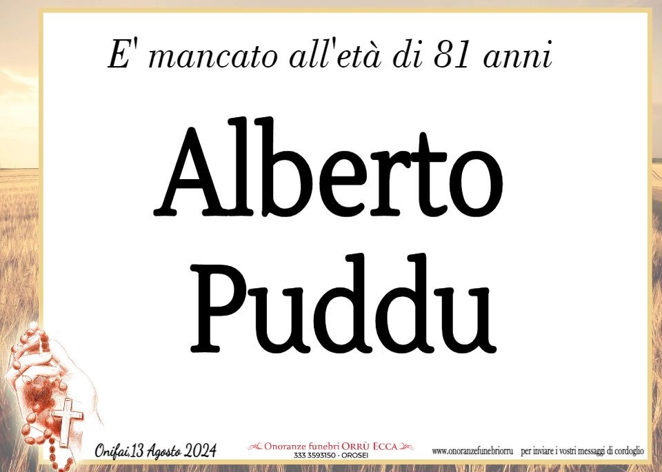 MANIFESTO Alberto Puddu