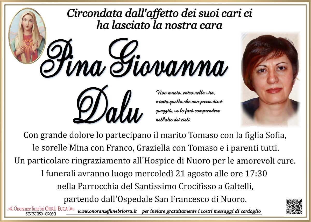 MANIFESTO Pina Giovanna Dalu