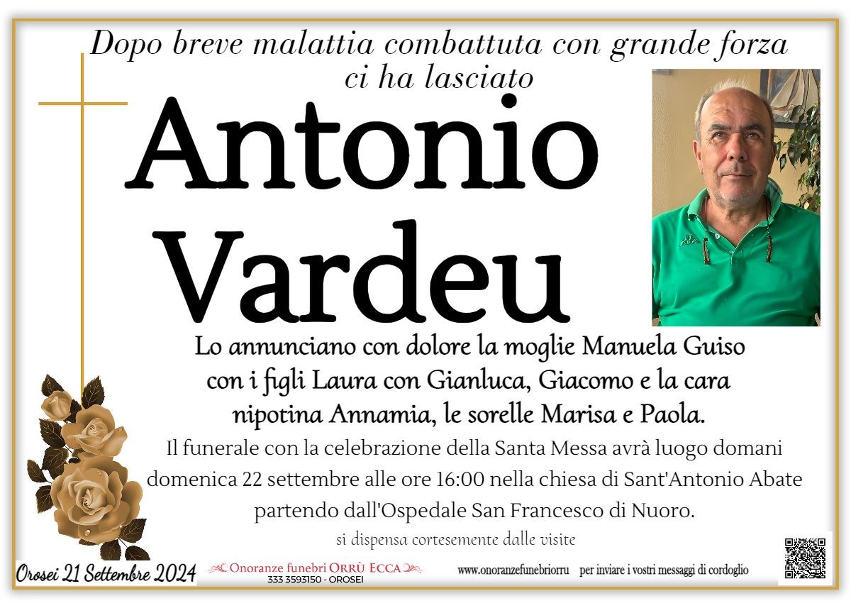 MANIFESTO Antonio Vardeu