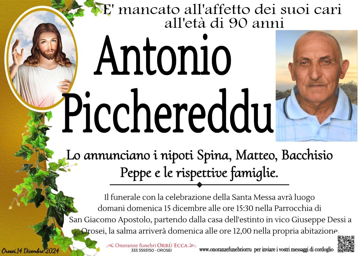 MANIFESTO Antonio Picchereddu