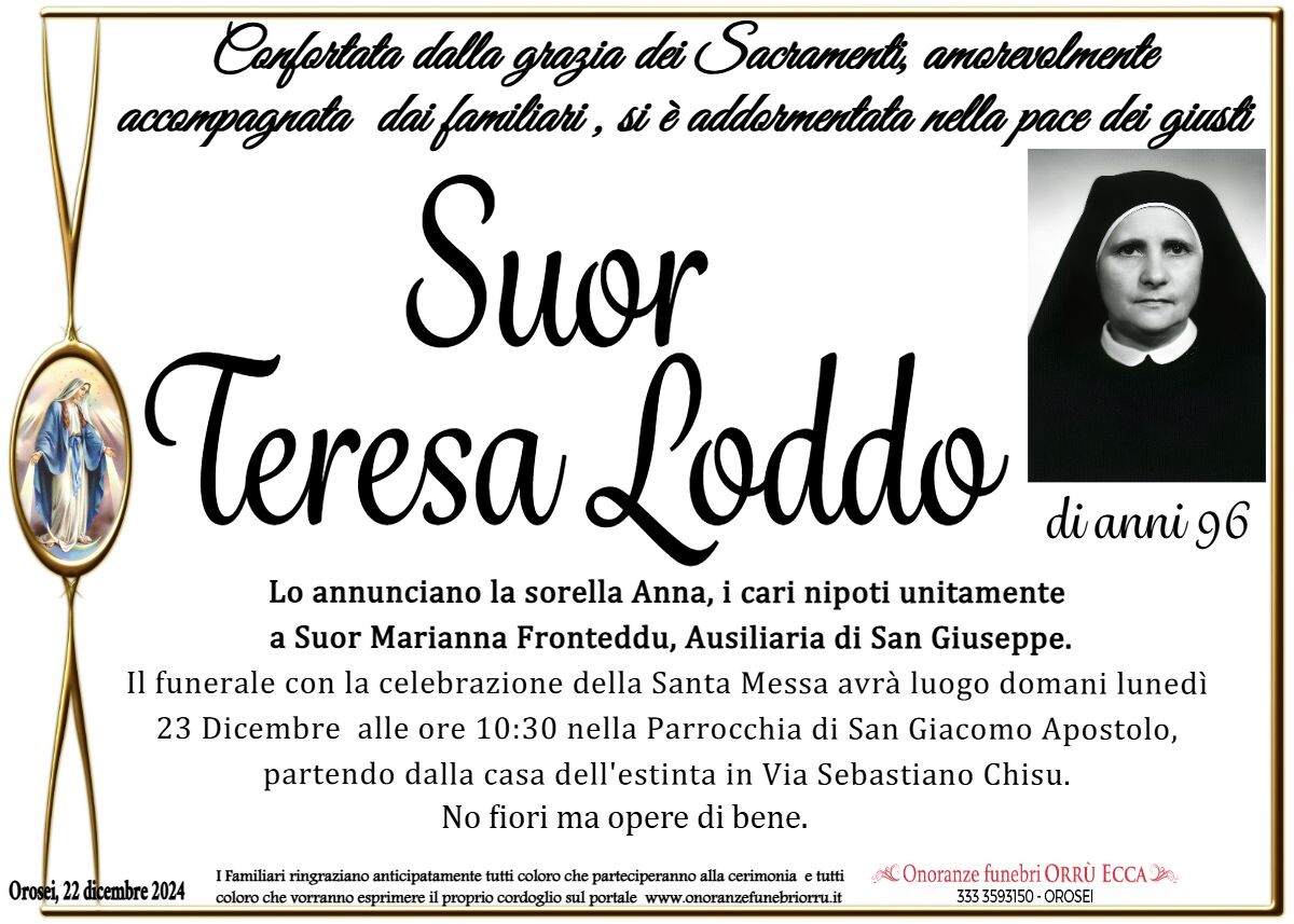 MANIFESTO Teresa Loddo