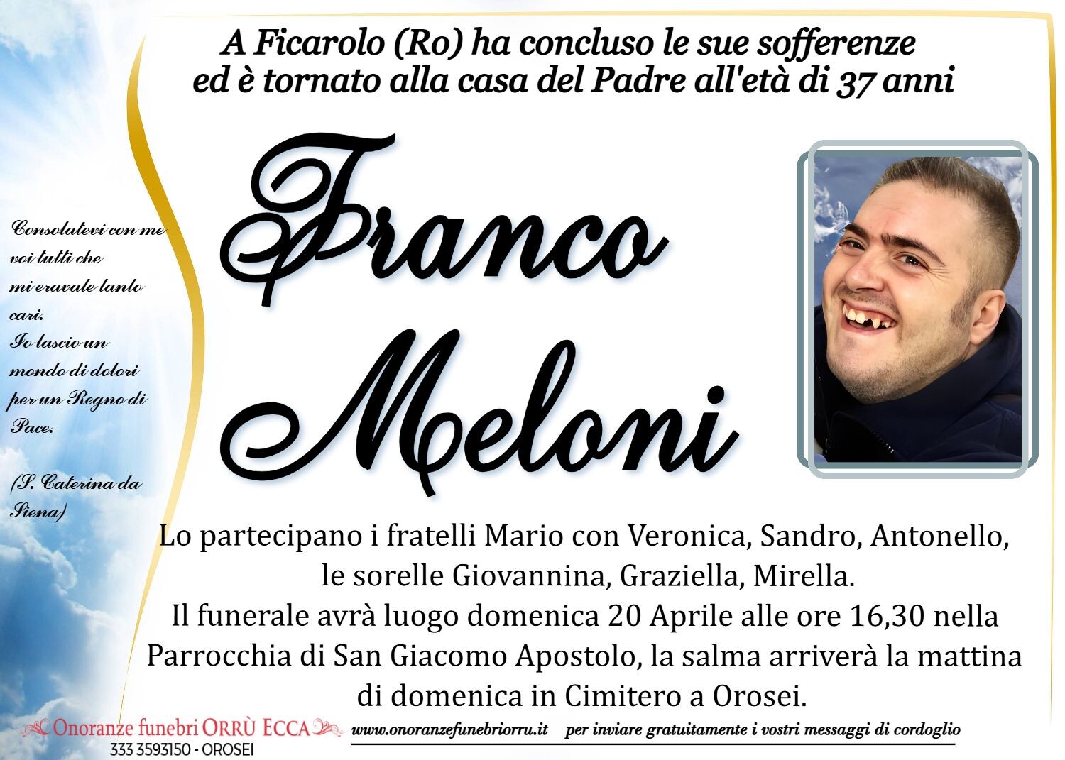 MANIFESTO Franco Meloni