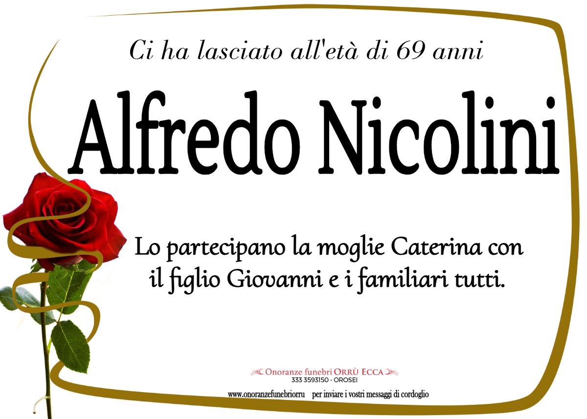 MANIFESTO Alfredo Nicolini