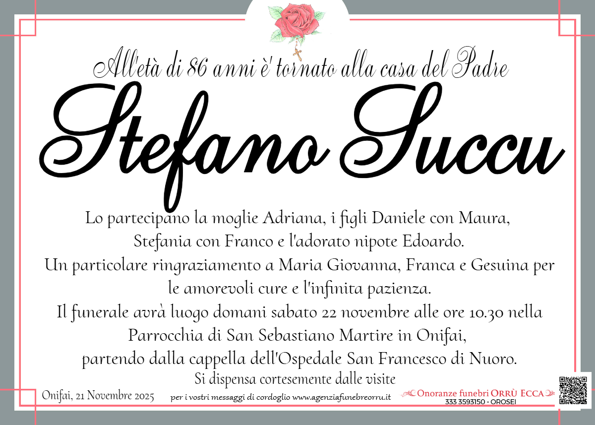 MANIFESTO Stefano Succu