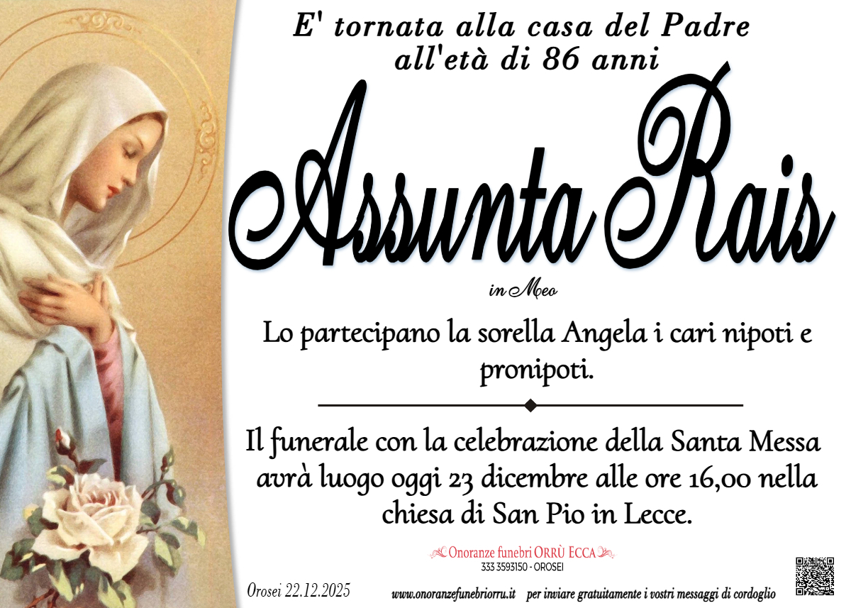 MANIFESTO Assunta Rais