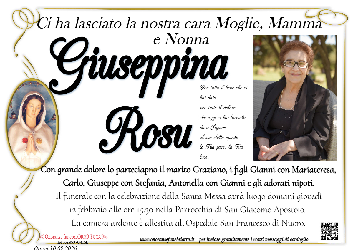 MANIFESTO Giuseppina Rosu