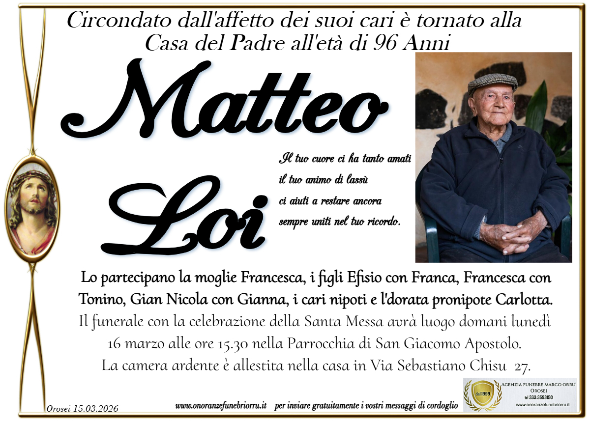 MANIFESTO Matteo Loi