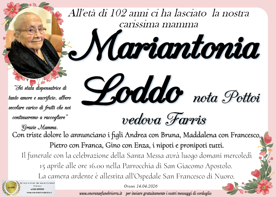 MANIFESTO Mariantonia Loddo