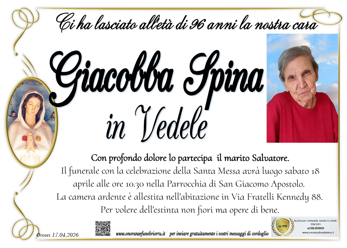 MANIFESTO Giacobba Spina