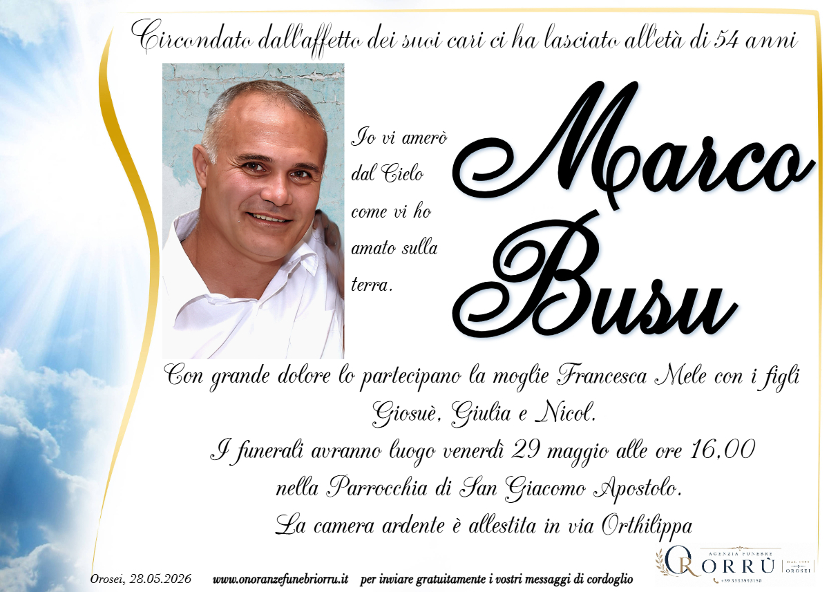 MANIFESTO Marco Busu