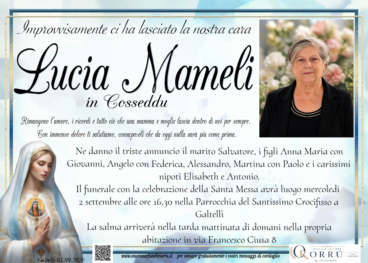 MANIFESTO Lucia Mameli