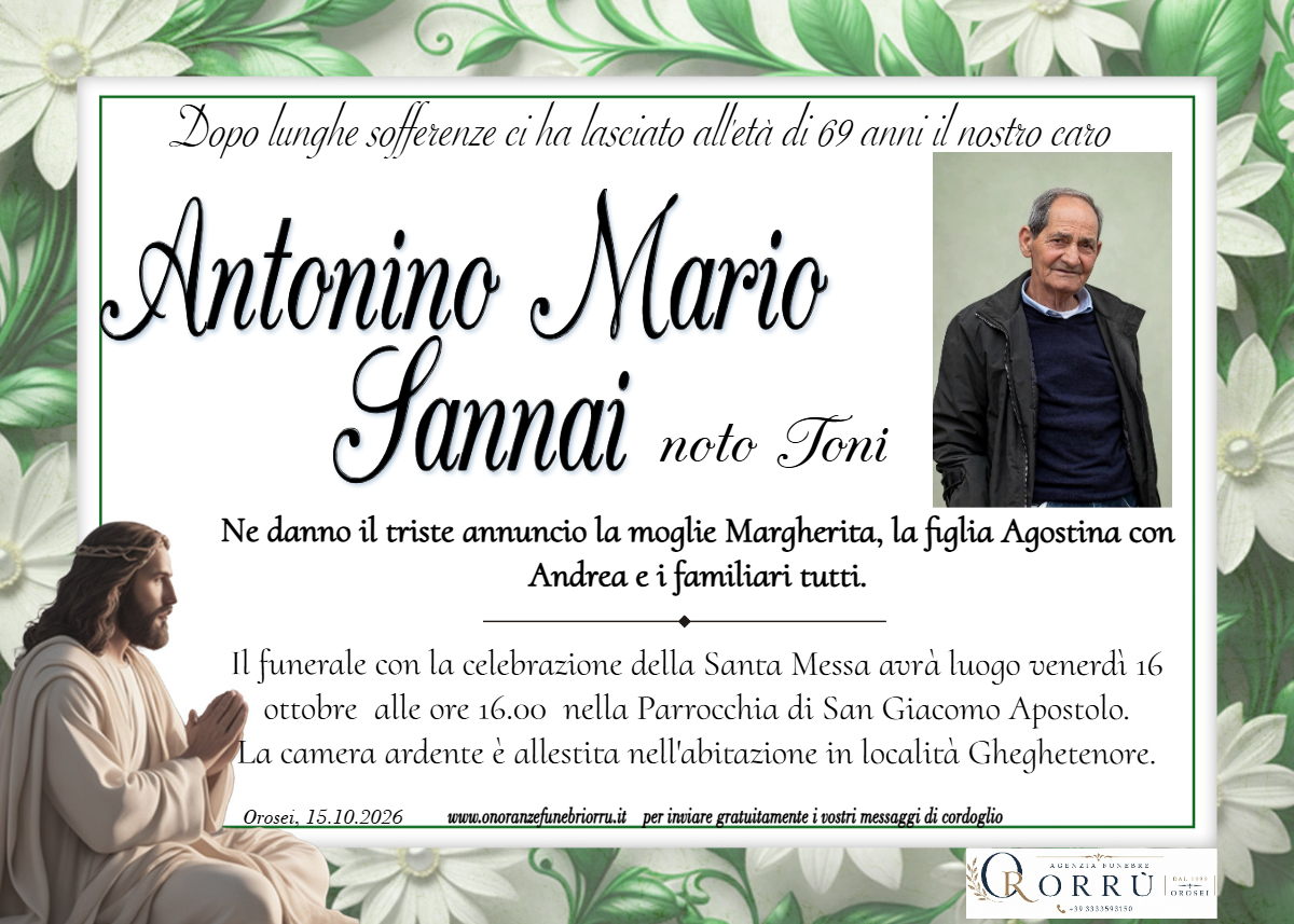 MANIFESTO Antonino Mario Sannai