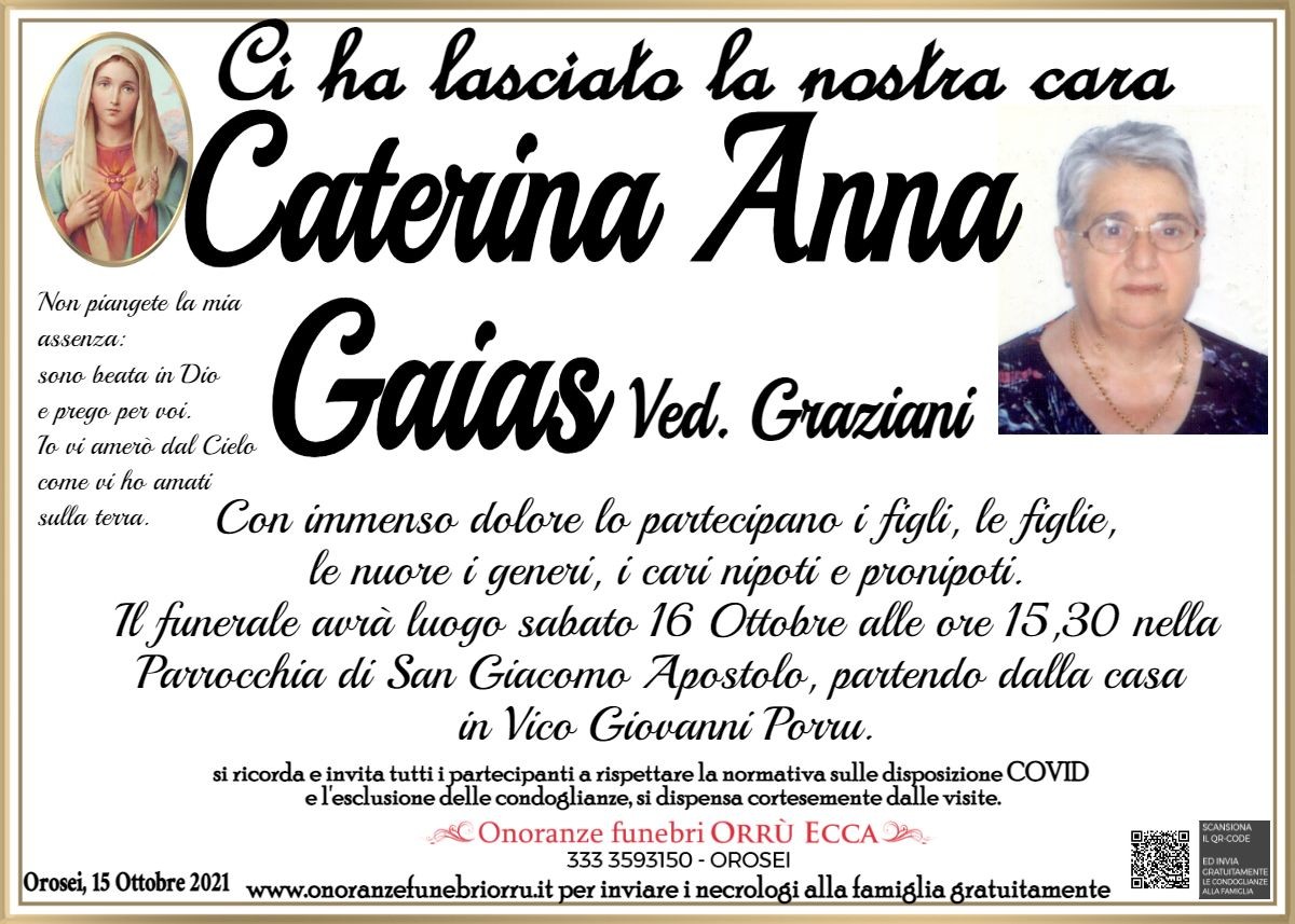 MANIFESTO Caterina Anna Gaias