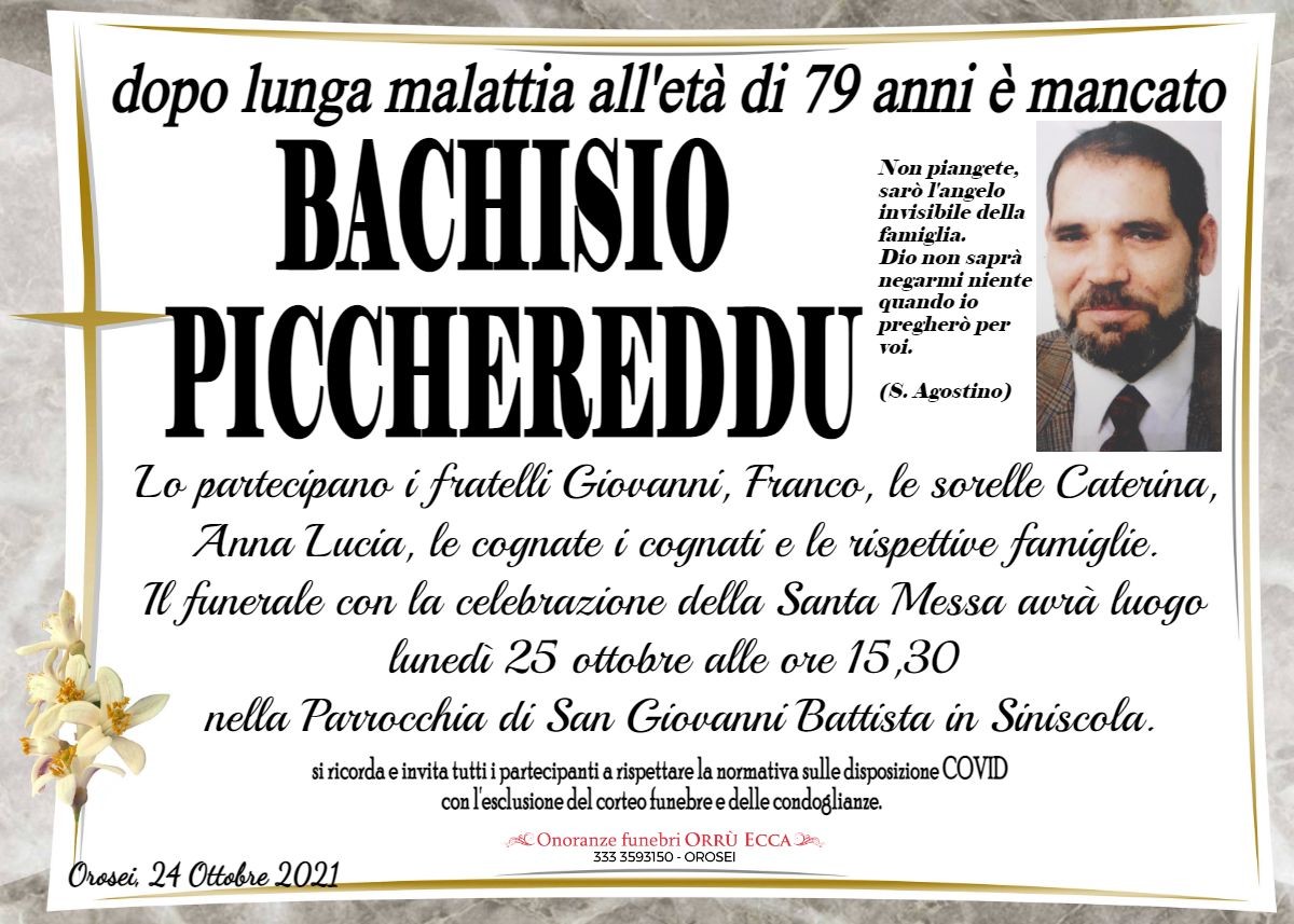 MANIFESTO Bachisio Picchereddu