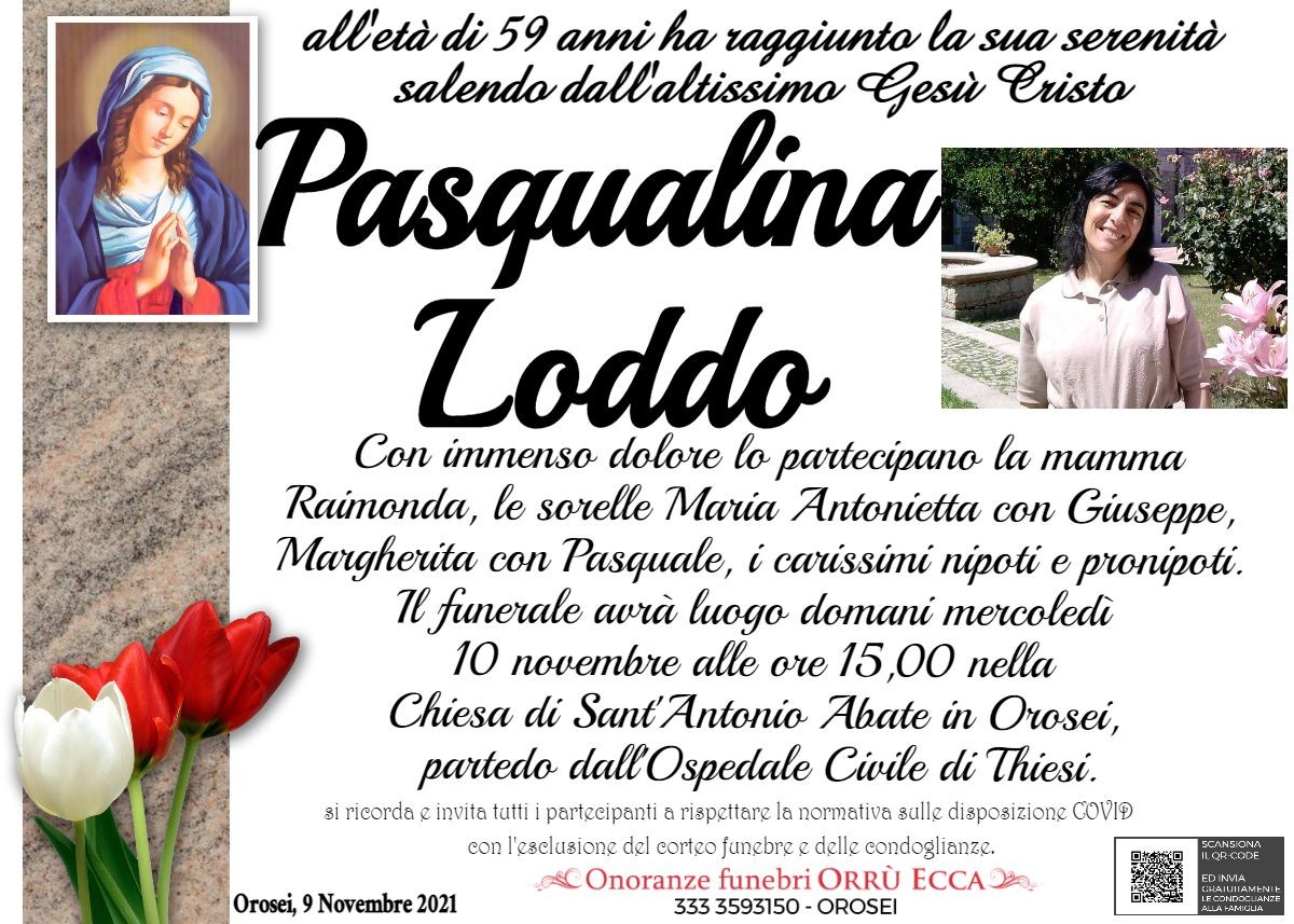 MANIFESTO Pasqualina Loddo