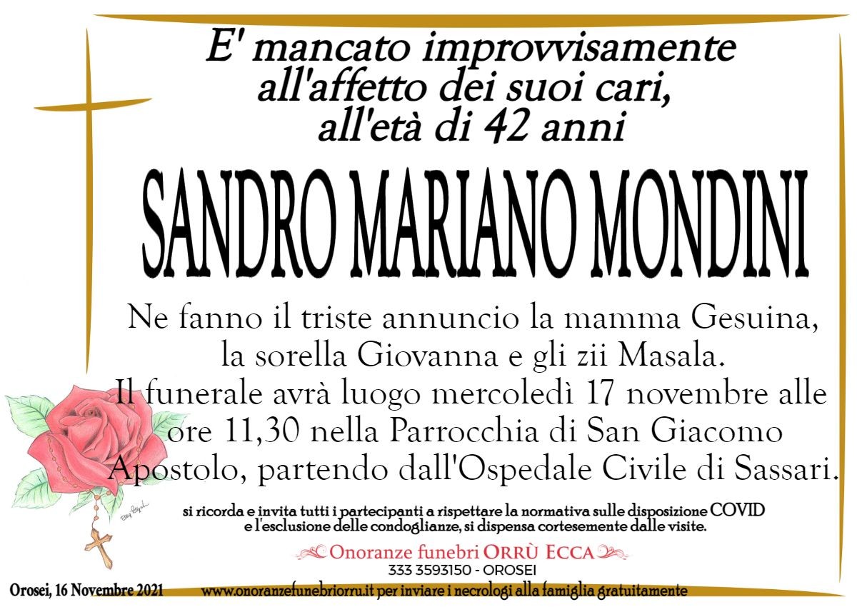 MANIFESTO Sandro Mondini