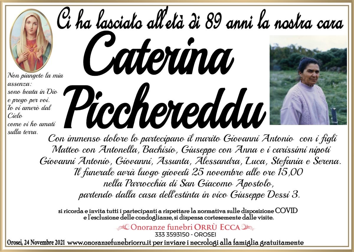 MANIFESTO Caterina Picchereddu