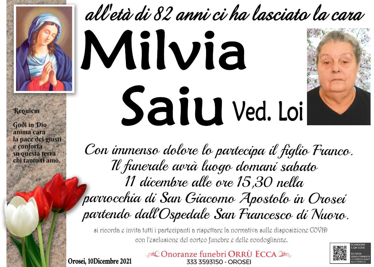 MANIFESTO Milvia Saiu