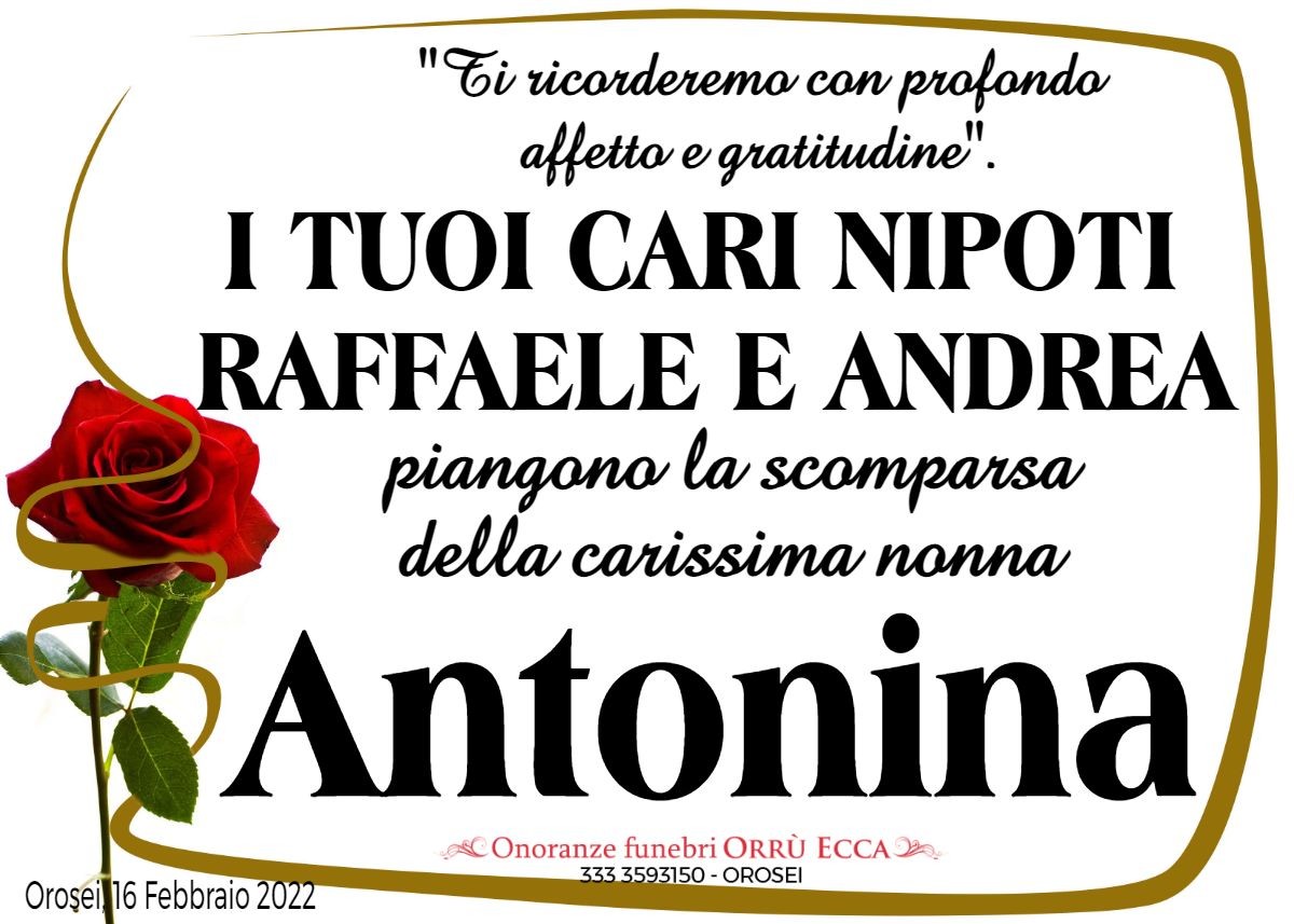 MANIFESTO Antonina Cherchi