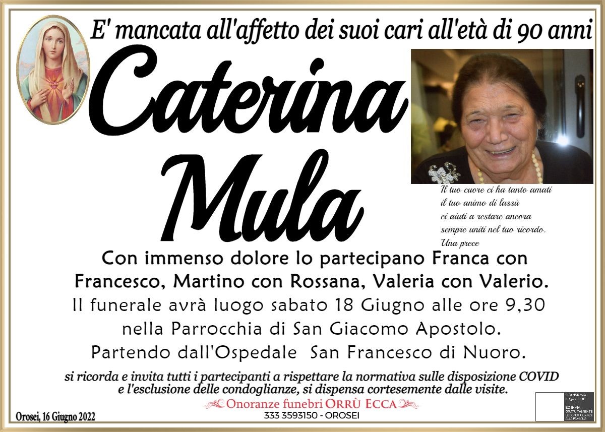 MANIFESTO Caterina Mula