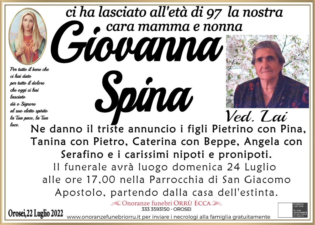 MANIFESTO Giovanna Spina