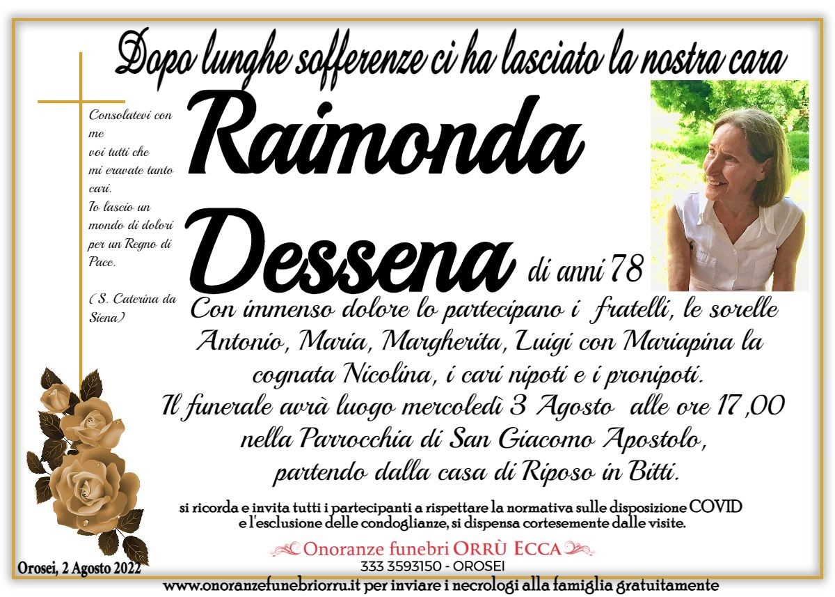 MANIFESTO Raimonda Dessena