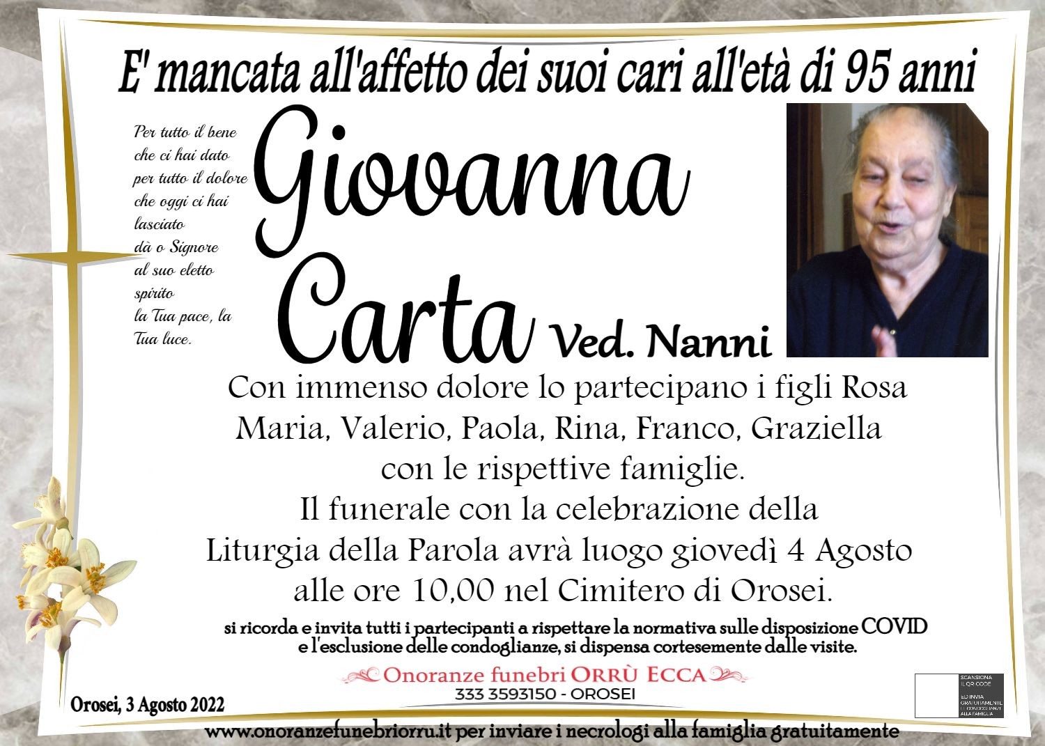 MANIFESTO Giovanna Carta