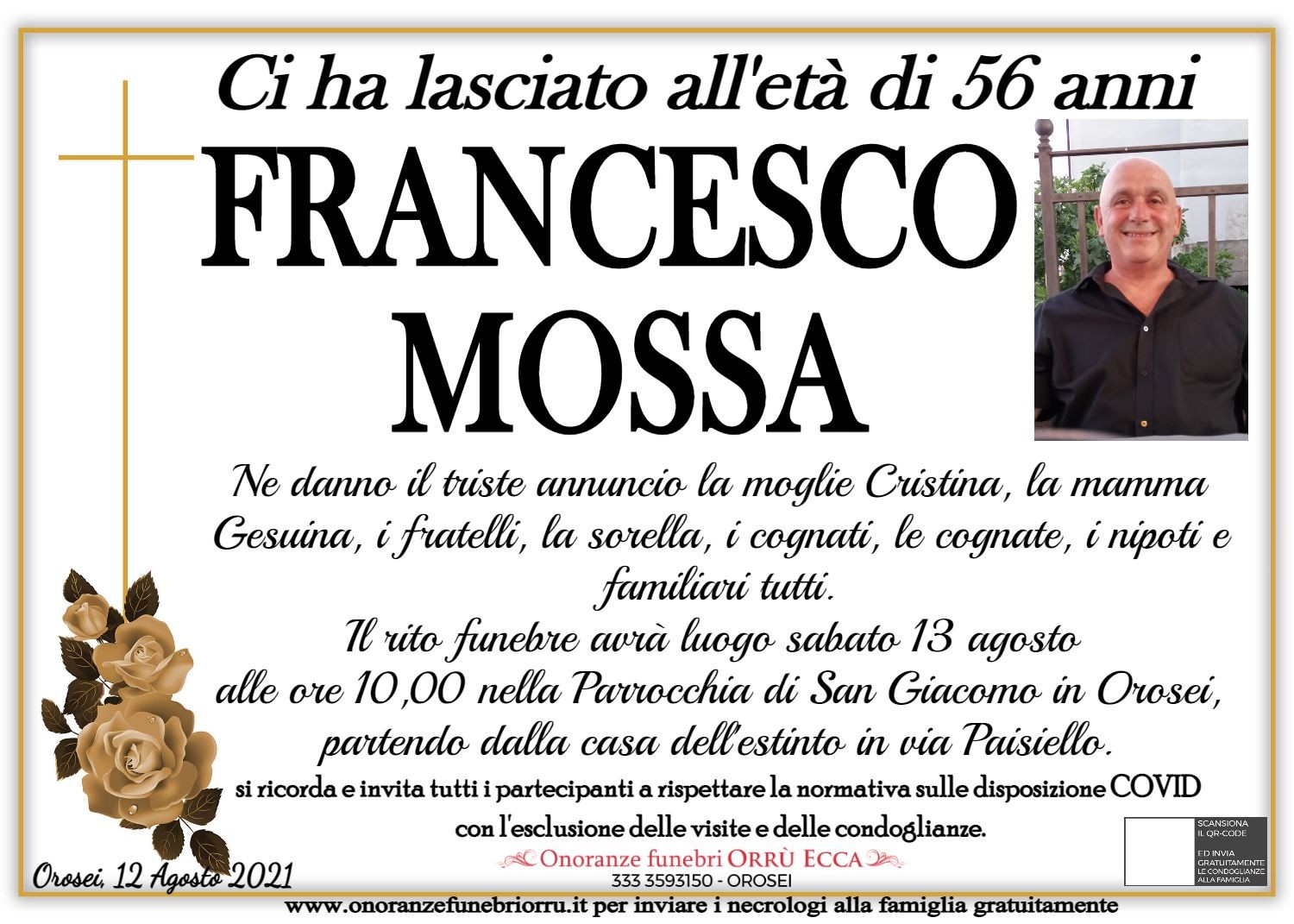 MANIFESTO Francesco Mossa