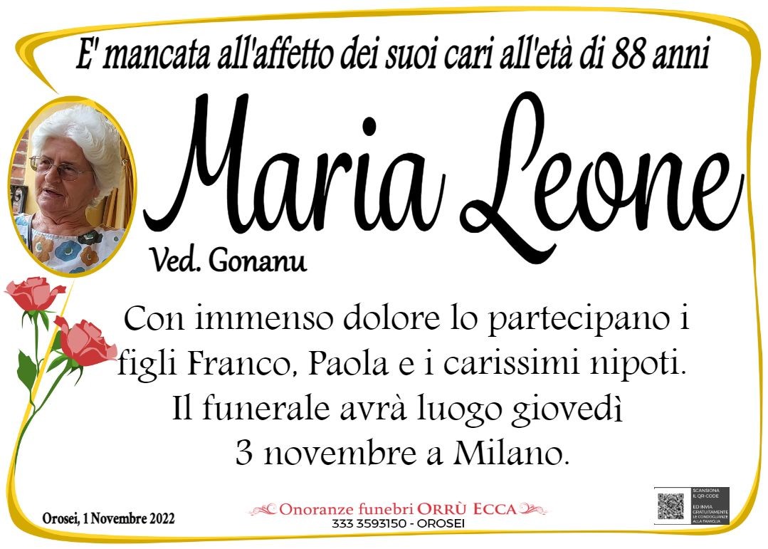 MANIFESTO Maria Leone