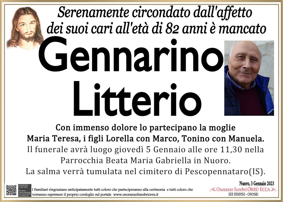 MANIFESTO Gennarino Litterio