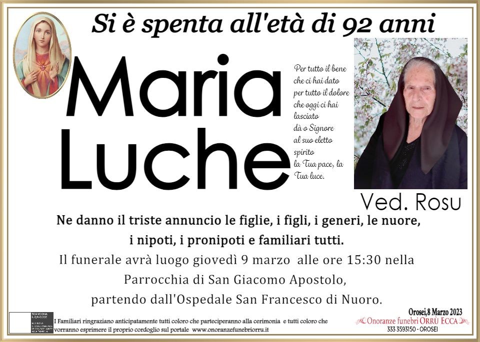 MANIFESTO Maria Luche