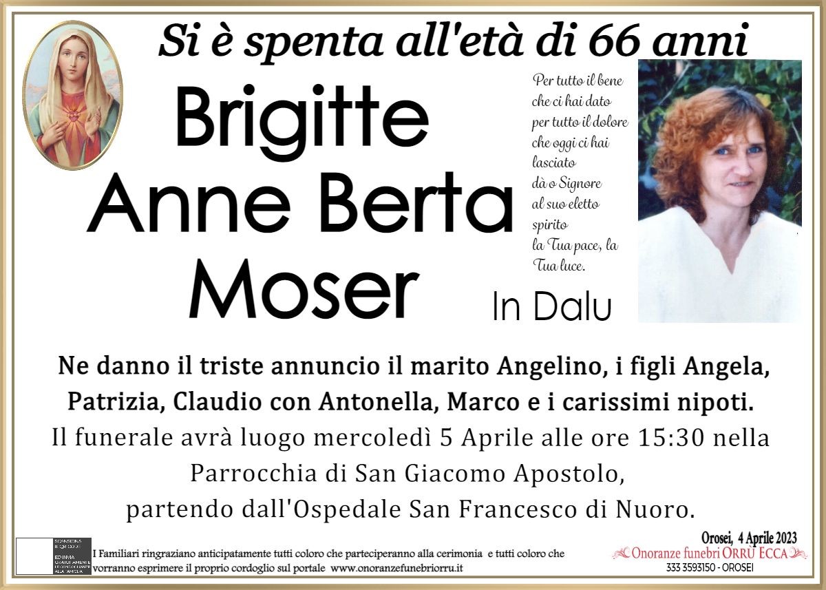 MANIFESTO Anne Brigitte Berta Moser