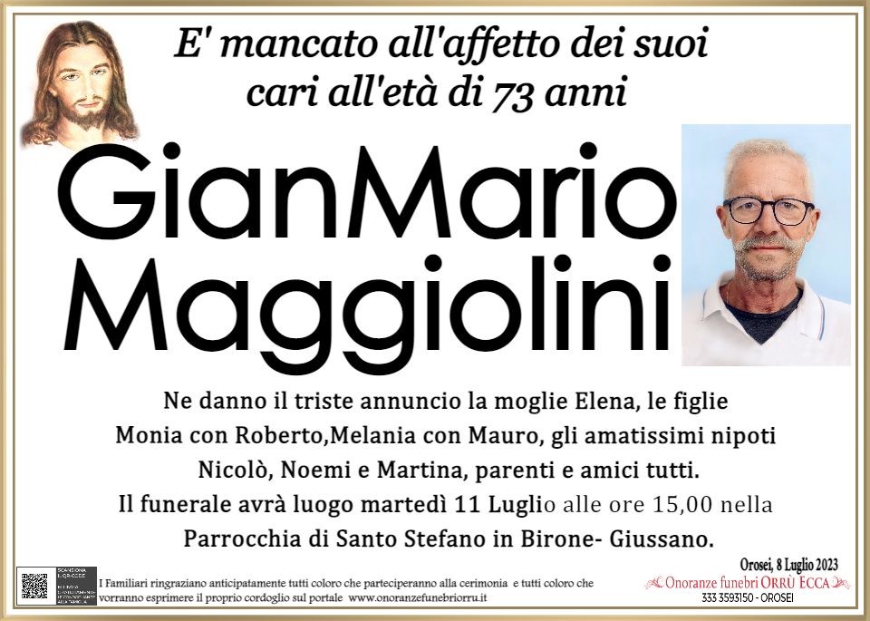 MANIFESTO GianMario Maggiolini